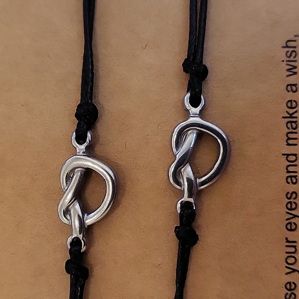 Free With Bundle!!! Friendship Knot Bracelets with Silver Accents - Picture 3 of 4